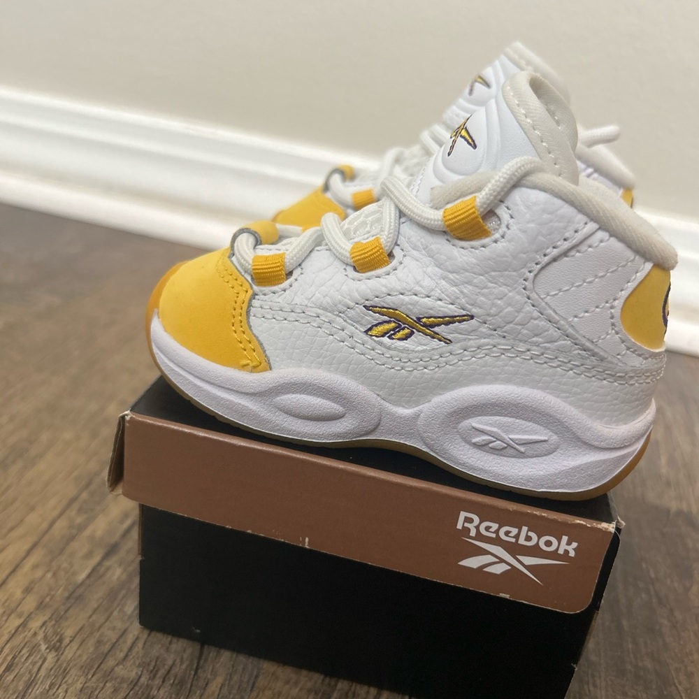 Reebok Kids Shoes - White and Yellow